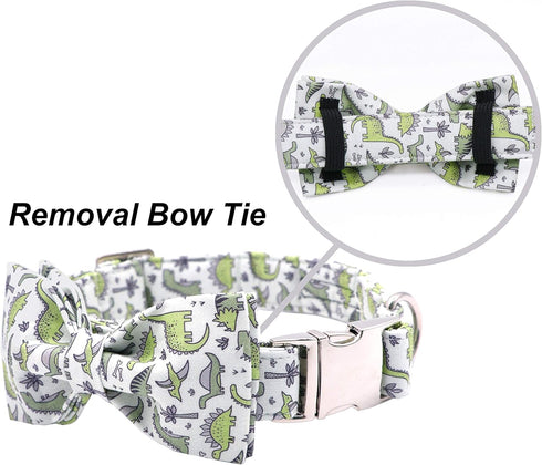 ARING PET Bowtie Dog Collar, Dog Collar with Bow, Adjustable Dog Collars for Small Medium Large Dogs....