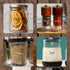 268 Clear Seasoning Jar Labels, Preprinted Kitchen Pantry Organization Labels for Spice Herbs Food Containers Jar Bottle Rack Waterproof Black Whi...