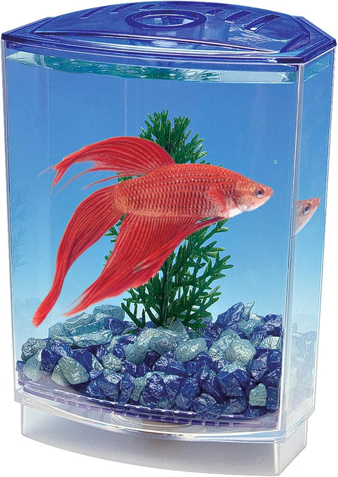 Penn-Plax Betta Bowfront Aquarium Tank Kit...