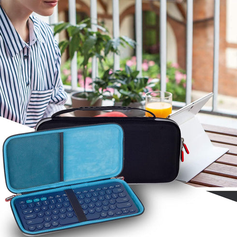 Hard EVA Protective Carrying Storage Cover Case for LOGITECH K380 Multi-Device Bluetooth Keyboard...