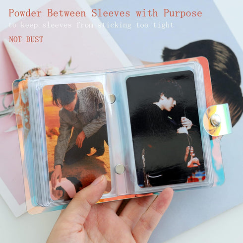 Small Photo Album 2x3 Compatible with Fujifilm Instax Mini Film/Polaroid Film/Kpop Photocard Credit Card Holder for Women Girl Birthday Gift (36 P...
