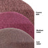 3PC 6 Inch x 2 Section Non Woven Polishing Wheel Kit for Bench Grinder with 10MM Arbor Hole Each 1PC Hard/Medium/Soft...