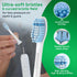 Brushmo Gum Care Sensitive Replacement Toothbrush Heads, Compatible with Philips Sonicare Click-on Toothbrush Handles, 8 Standard Heads, Extra Sof...