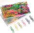 Outus 200 Pcs Music Paper Clips 6 Colors Metal Musical Notes Paper Clips Treble Clef Paper Clips Funny Music Teacher Gifts for Desk Bookmark Offic...