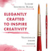 Princeton Velvetouch Paintbrush, Size 5, Scarlet...