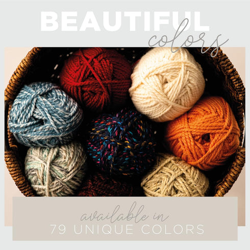 Lion Brand Yarn Wool-Ease Thick & Quick Yarn, Soft and Bulky Yarn for Knitting, Crocheting, and Crafting, 1 Skein, Urban Camo......