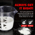 Chef Craft Select Plastic Measuring Cup, 1 Cup Capacity, Clear...