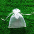 50 PCS 8x12 White Organza Bags - Wedding & Party Gift Bags With Drawstring...