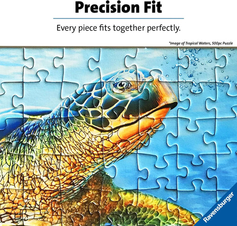 Ravensburger Color Your World Series: Happy Beads 500 Piece Jigsaw Puzzle for Adults - 80695 - Handcrafted Tooling, Made in Germany, Every Piece F...