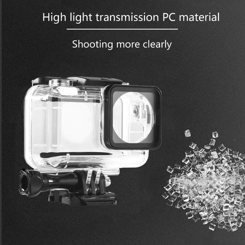 Waterproof Case for DJI OSMO Action Camera Accessories, Housing Case Protective Shell with Anti Fog Inserts Suitable for Underwater Diving Photogr...