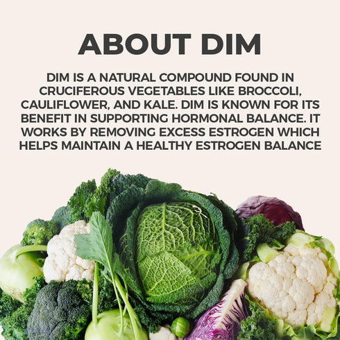 NewLife Naturals DIM Supplement 300mg for Women & Men - Hormonal Acne, Estrogen Balance Pills, Post Menopause Relief | Healthy Estrogen Level | Ho...