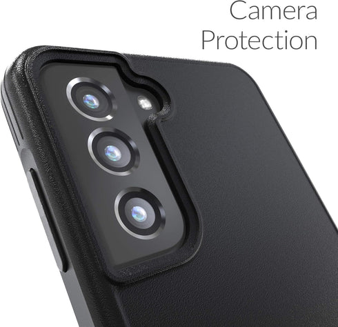 Crave Slim Guard for Galaxy S21 Case, Shockproof Case for Samsung Galaxy S21, S21 5G (6.2 inch) - Black...