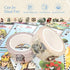 Alice in Wonderland Tea Party Washi Tape Set, Reusable Sticker Tape Roll, Versatile Crafting Supplies, Extra Long Tape, 10 Meters (394 Inches) Lon...