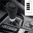 Gear Shift Knob with 4 Adaptive Parts,Leather 5 Speed Shift Knobs for Replacement Broken Shifter Knobs,Universal Non-Slip Stick Shift Knob Car Int...
