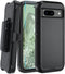 for Google Pixel 8A Case, with Belt Clip,Tempered Glass Screen Protector, Heavy Duty Shockproof Drop Protective Rugged Tough Durable Phone Cover (...