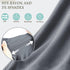 OWLOWLA Newborn Swaddle Set Stretch Wrap Swaddle Receiving Blanket for Baby Boy Girl(Dim Gray)...
