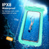 Gritin Waterproof Phone Pouch,2Pack IPX8 Waterproof Phone Case Bag for Swimming,Adjustable Lanyard Underwater Phone Dry Bag for iPhone 15 14 13 12...