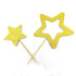 Gold Star Cupcake Toppers Star Cupcake Toppers Twinkle Little Star Decorations Birthday Cupcake Toppers Glitter Star Cake Decoration for Party Bir...