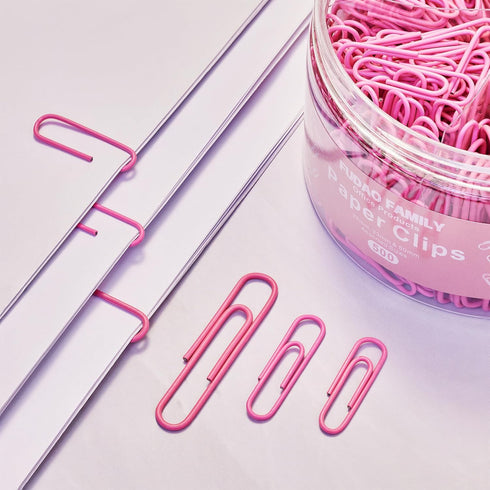 500pcs Paper Clips Assorted Sizes, Small, Medium and Large?1.1inch, 1.3inch and 2inch) Paper Clips, Vinyl Coated Paperclips for Office, School, Ho...