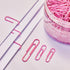 500pcs Paper Clips Assorted Sizes, Small, Medium and Large?1.1inch, 1.3inch and 2inch) Paper Clips, Vinyl Coated Paperclips for Office, School, Ho...