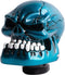 Skull Stick Shift Knob Resin Skeleton Head Shifter Knob Cool Style Shifter Lever Knob Fit Most Manual Automatic Car Tuck Vehicle, TA40C, Blue 2...