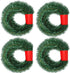 4 Strands Christmas Garland, Total 80 Feet Artificial Pine Garland Soft Greenery Garland for Holiday Wedding Party,Stairs,Fireplaces Decoration, O...