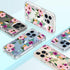 GiiKa for iPhone 13 Pro Case with Screen Protector, 6.1 inch Clear Full Body Shockproof Protective Floral Girls Women Hard Case with TPU Bumper Co...