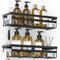 WOWBOX Shower Caddies 2 Pack - Adhesive Hanging Shower Shelf - Bathroom Organizers and Storage, No Drilling Stainless Shower Shelves for Home Deco...