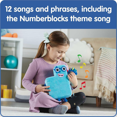 hand2mind Sing-Along Numberblock Five, Music Toys, Light Up Plush Toy, Plush Figure Toys, Cute Plushies, Stuffed Toys, Musical Toy, Preschool Numb...