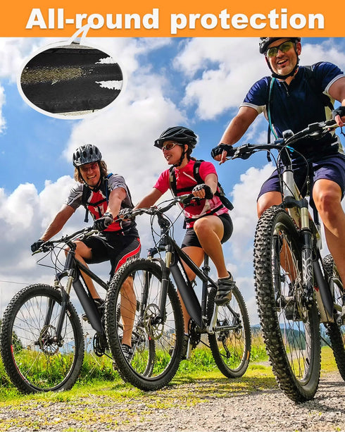 E Bike Battery Cover, Reflective Battery Protective Cover E-Bike at Night, Bicycle Thermal Cover Waterproof Dustproof Bag for Battery in Downtube,...