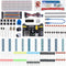 BOJACK 37 Values 480 Pcs Electronics Component Fun Kit with Power Supply Module, Jumper Wire,Precision Potentiometer,830 tie-Points Breadboard Com...