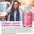 Multi Collagen Complex 200MG + Biotin 3000MCG + Vitamin C 50MG Per Serving! Promotes Healthy Hair, Beautiful Skin, and Nail Support! 120 Capsules,...