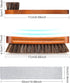 3 Pieces Horsehair Shine Shoes Brush kit Polish Dauber Applicators (F)...