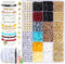 TsMADDTs Bracelet Making Kit, Friendship Bracelet Kit with Clay Beads, Glass Beads, Letter Beads with Golden Pendant and Elastic Strings for DIY C...