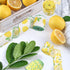 4 Rolls Lemon Wired Edge Ribbons 2.5 Inch x 24 Yards, Polka Dot Ribbon Lemon Stripe Lattice Craft Ribbon for Wrapping, DIY Project, Gift Wrapping,...