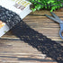 2.4 Inch Black Lace Ribbon,Sewing Lace Trim, Elastic Stretchy Lace Fabric - 5 Yard,Perfect for Crafting,Wedding,Gift Wrapping,Bow Making & Other P...