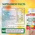 Calcium Magnesium Zinc Gummies with Vitamin D3 & K2 - High Potency Enhanced Absorption - Orange and Berry Flavored...