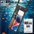 Double Space Waterproof Phone Pouch Case for Motorola Moto G Stylus G Power G 5G G Pure G Play Edge, 8.5" Large Underwater Phone Holder Cellphone ...