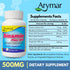 Arymar Diosmin Plus 500 – Circulatory Support Supplement with Hesperidin & B-Complex – 60 Capsules...