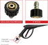 Simpson Cleaning 7101772 Replacement QC Plug Adapter Up to 4000 PSI, Steel, 3/8-Inch, Female M22, Silver...