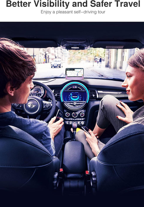 Loncaster Car Phone Holder, Car Phone Mount Silicone Car Pad Mat for Various Dashboards, Slip Free Desk Phone Stand Compatible with iPhone, Samsun...