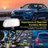 Blind Spot Mirrors for Trucks and Cars,Automotive Side View Concave Mirror Blindspot,360° Large Convex Rearview Exterior Mirror Accessories for Tr...
