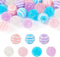 21Pcs Acrylic Disco Ball Sugar Beads 16mm Cute Focal Beads Chunky Candy Bubblegum Beads Pink Blue for Crafts DIY Beadable Pens Bracelets Jewelry M...