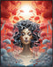 Posterizer 1 pcs-surreal alien queen-Abstract & Modern Art-Fantasy & Fiction Art-Gift for Art Lovers-Decor for Home & Office- UNFRAMED Wall Art...