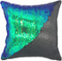 YOUR SMILE Mermaid Throw Pillow Case Magic Reversible Sequins Decorative Cushion Cover Pillowcase for Couch Sofa Bed,16 X 16 Inches,(Green/Black)...