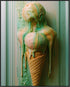 Posterizer 1 pcs-colorful melting ice cream-food and drink poster -2-Kitchen & Bar Art Gift for Men Women Teens Art for Cafe, Restaurant, Coffee ...