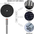 Cutting Wheels Set Rotary Tool Accessories, 10pcs Resin Cutting Off Wheels, 10psc Diamond Cutting Disc with Mandrels, 6pcs HSS Circular Saw Blades...