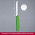Victorinox Swiss Classic 4.3-inch Wavy Edge Tomato and Table Knife, Green...