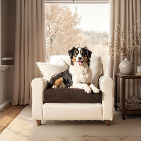 SUBRTEX Couch Cushion Slipcover Slip Covers Loveseat Stretch Durable Chair Sofa Spandex Elastic Furniture Protector for Settee Seat for Replacemen...