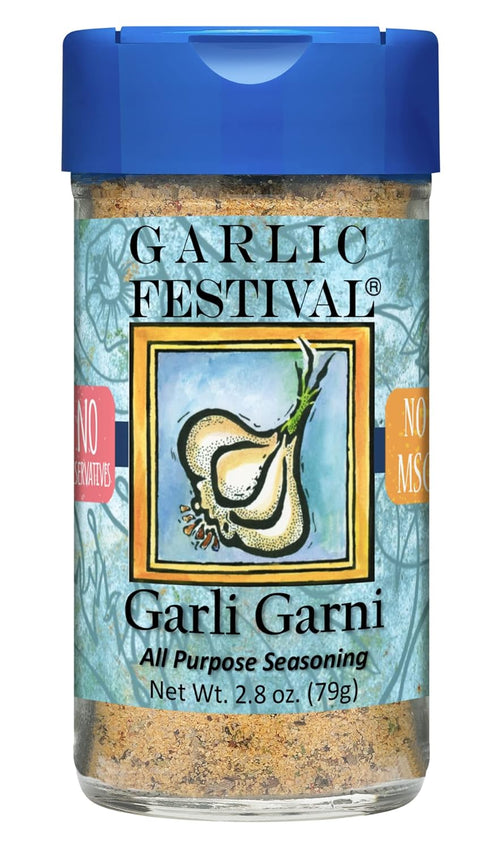 Garlic Festival Foods Garli Garni All Purpose Garlic Seasoning 2.8 oz....